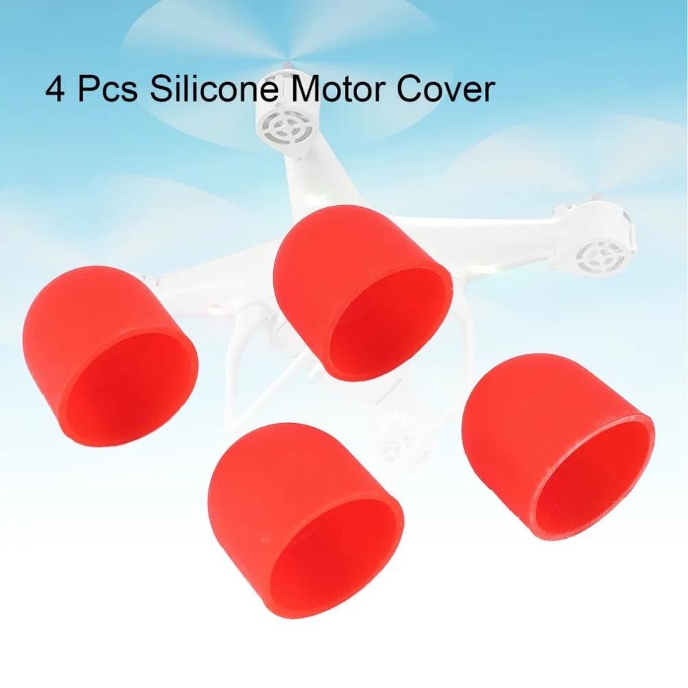 4 Pcs Silicone Motor Cover Cap Dust-proof Anti-collision Protection Drone Engine Motor Protector For DJI Mavic Pro/Platinum