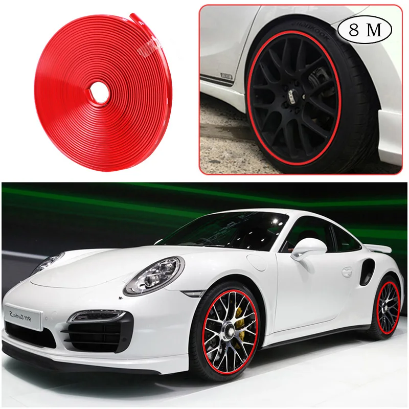 

Car Wheel Hub Stickers Fashion Cute Art Panda Sticker Decals Waterproof Car Decal on Door Carved Styling 8M CB004