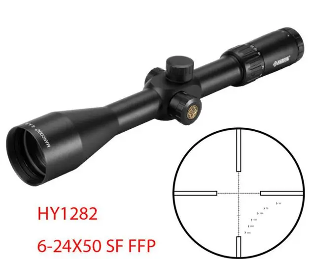 

Sniper air Gun Scope EVV 6-24X50 SF FFP First Focus Plane Riflescope Hunting Para rifle Air Pistol Chasse Rilfe long Scope