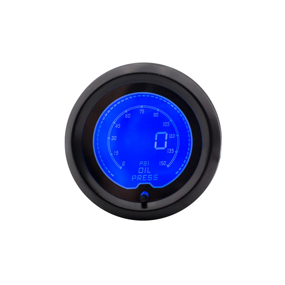 CNSPEED 52mm Digital Display Oil pressure gauge meter car with 7 color