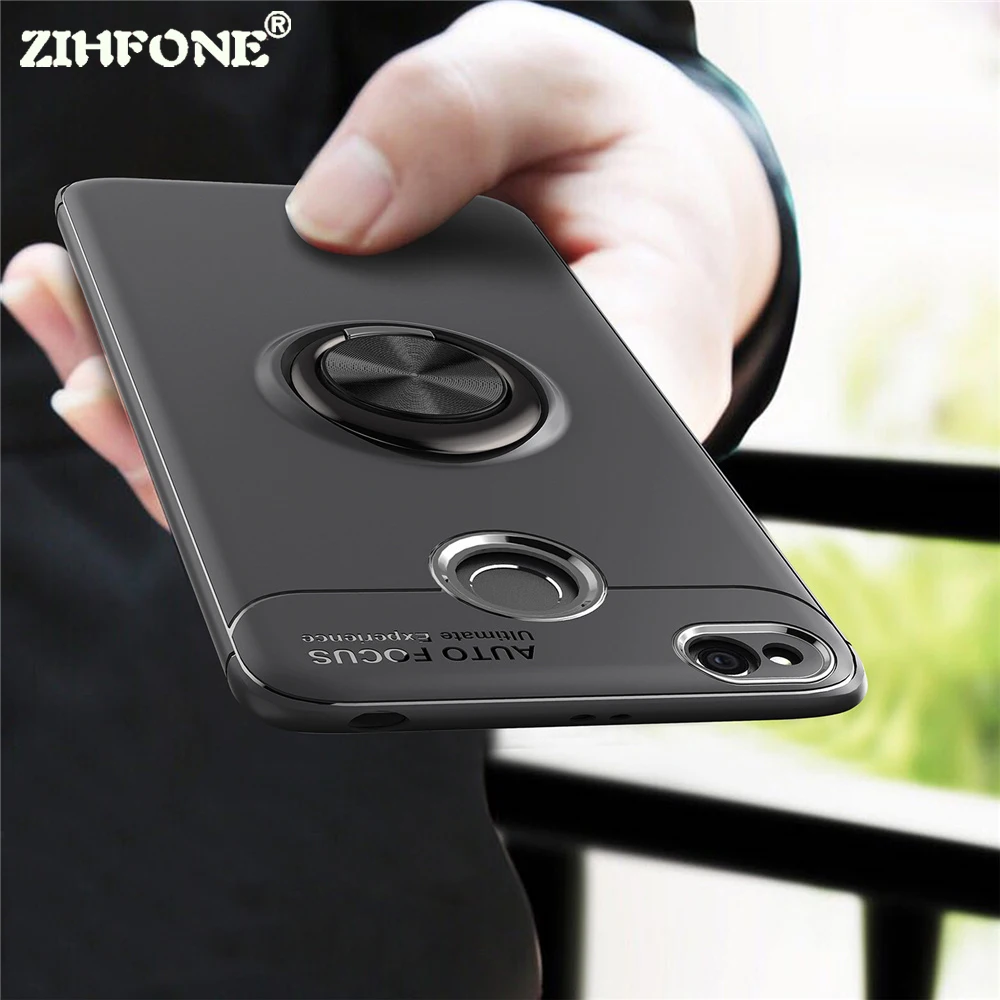 

Rotating Finger Ring Magnetic Car Holder Redmi Note 5 Pro Note 5A Case Silicone Back Cover Xiaomi Redmi S2 4A 4X 6 Pro 6A Cases