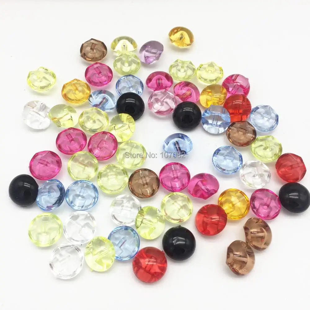 5,13mm 2 Holed Fancy Turquoise Buttons
