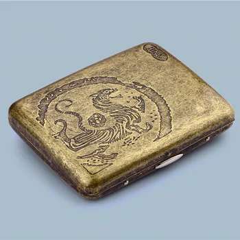 

2018 Metal Alloy Cigarette Case Can Put 20 Cigarettes Aluminium Alloy Cigarette Box