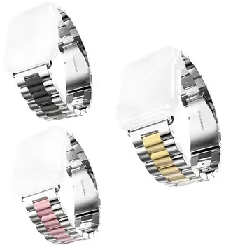 

Stainless Steel Smart Watch Band For Apple Watch iWatch Band 42 / 44mm For iWatch 3 / 4 Replacement Bracelet Wrist Bands Straps