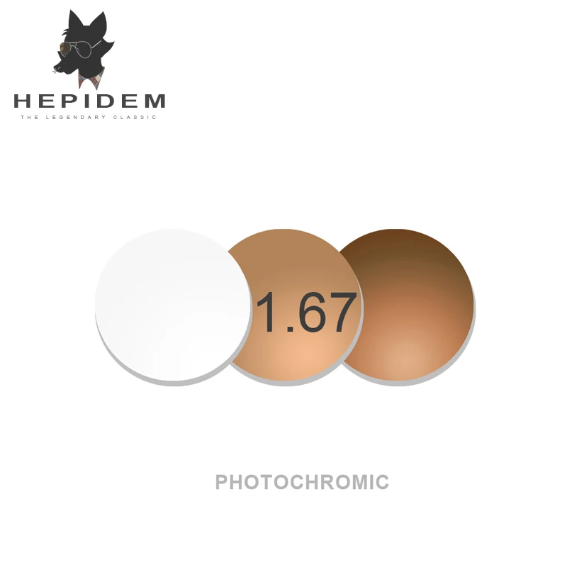 1.56 1.61 1.67 (SPH -0.50~-8.00) Photochromic Prescription CR-39 Resin Aspheric Glasses Lenses Myopia Sunglasses Lens Lentes