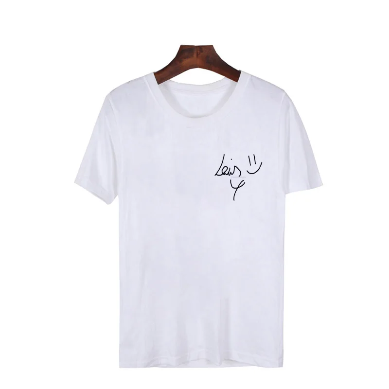 One Direstion T Shirt Men Women Zayn MalikLiam Payne Niall Horan Louis Tomlinson Signature T-Shirt Summer Round Neck Pocket Top