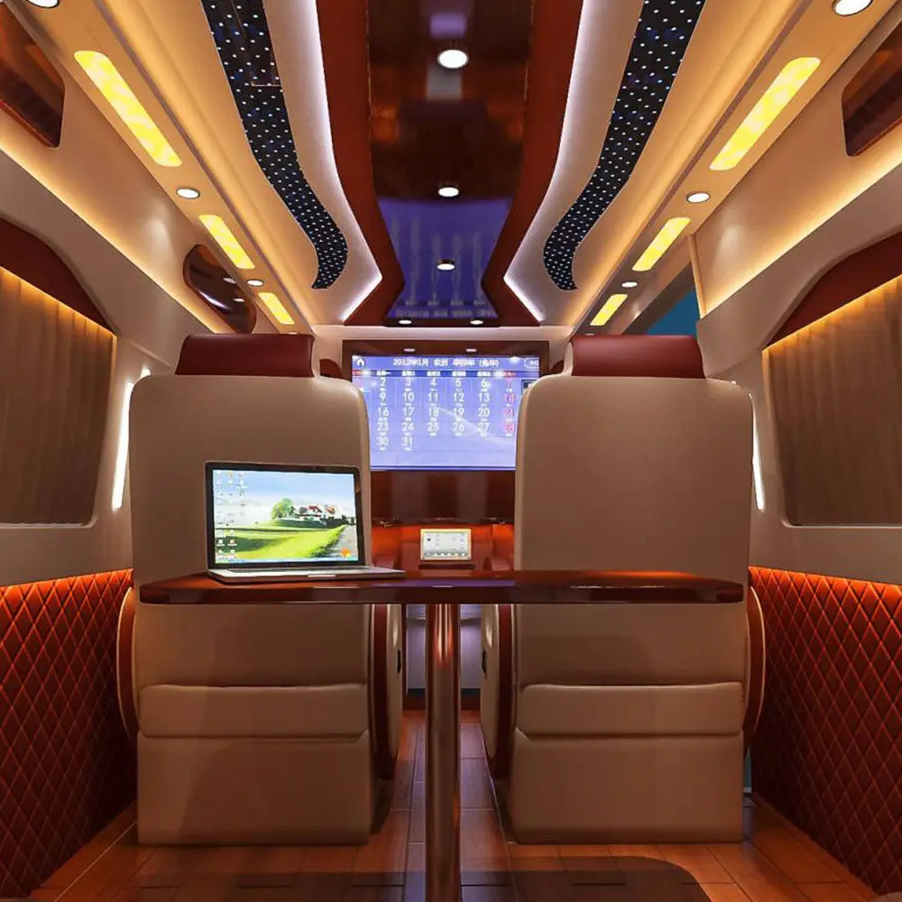 8pcs 12v Interior White Led Spot Lights 2 5w For Vw T4 T5 Camper