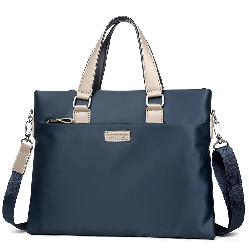 

Men Simple Style Retro Solid Business Briefcase Bags Multifunction Oxford Laptop Bags Male Casual Shoulder Bags bolsa maleta