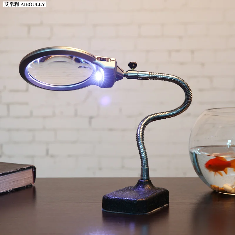 

Magnifying glass 5X diagnostic tools + precision electronic maintenance equipment + desktop magnifying glass with LED lights