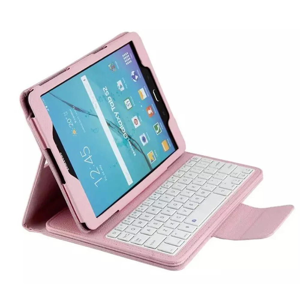 Для Samsung Galaxy Tab S3 9,7 T820 T825 T550 T555 T810 T810 Беспроводной bluetooth-клавиатура случае Tablet Флип кожаный чехол подставка + ручка