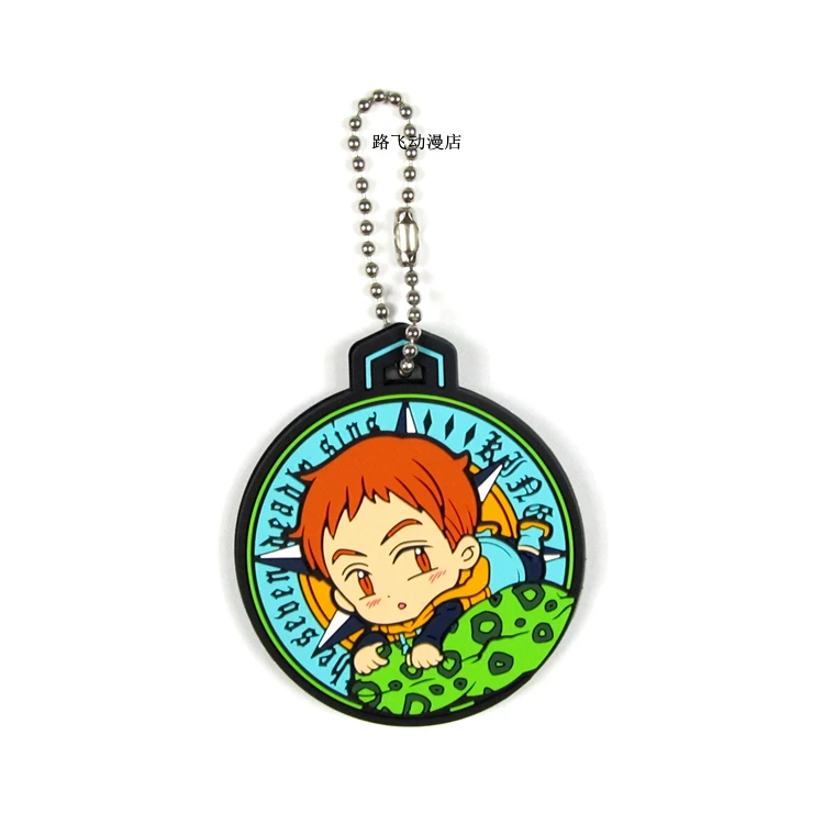 Аниме модель The Seven Deadly Sins экшн фигурка Meliodas Elizabeth Liones Diane Ban King Gowther Merlin Escanor брелок