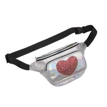 1 шт. Wasit сумка городские сумки для бега Молодежный стиль Индивидуальная сумка в форме сердца лазерный карман женская сумка для женщин девушек