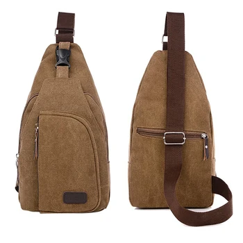 

2017 High Quality Outdoor Sport Canvas Unbalance Backpack Crossbody Sling Bag Shoulder Bag Chest Bag