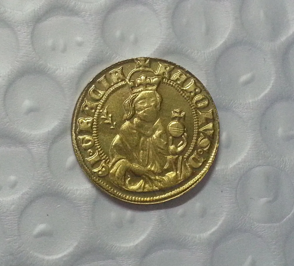 

Ducat Charles IV Bohemia copy coins commemorative coins-replica coins medal coins collectibles badge