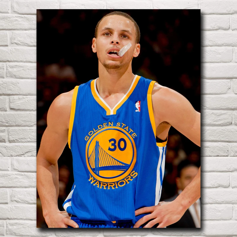

Stephen Curry Basketball Star Art Silk Fabric Poster Print Wall Home Decor Pictures 12x16 18x24 24X32 Inches Free Shipping