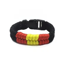 Испанская лента с флагом paracord браслет jiu-jitsu браслет Рыбий Хвост веревка выживания браслет