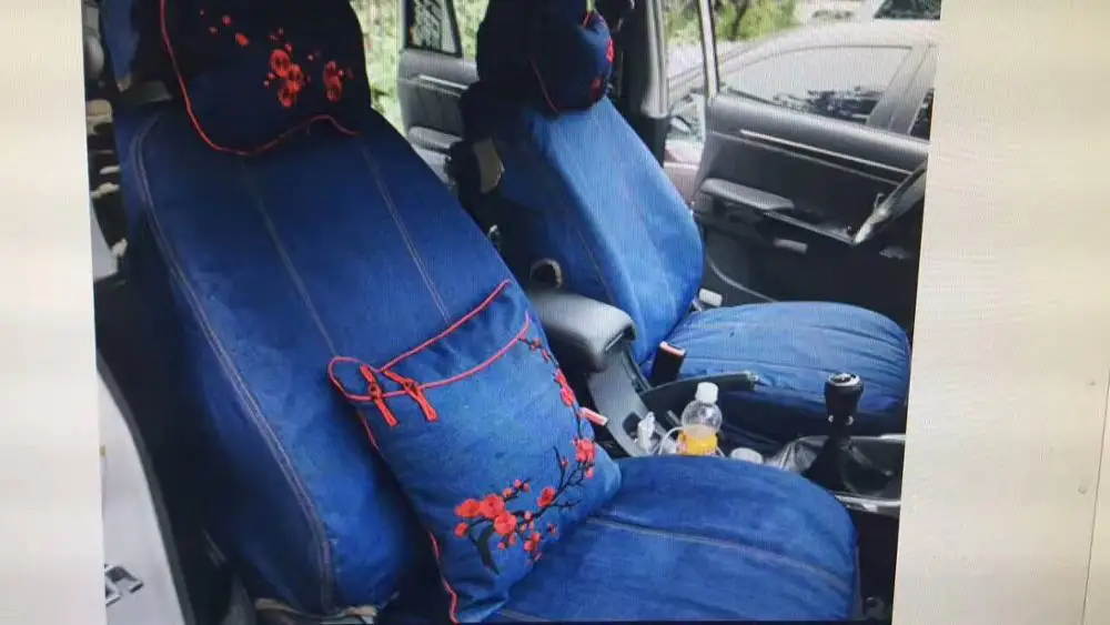 Автомобильные чехлы на сиденья машины denim специально для скрученный кабель KIA Freddy