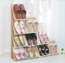 High-grade creative shoe rackStorage boxes with lid stacked shoe ark Upset Storage box accessories DIY multilayer