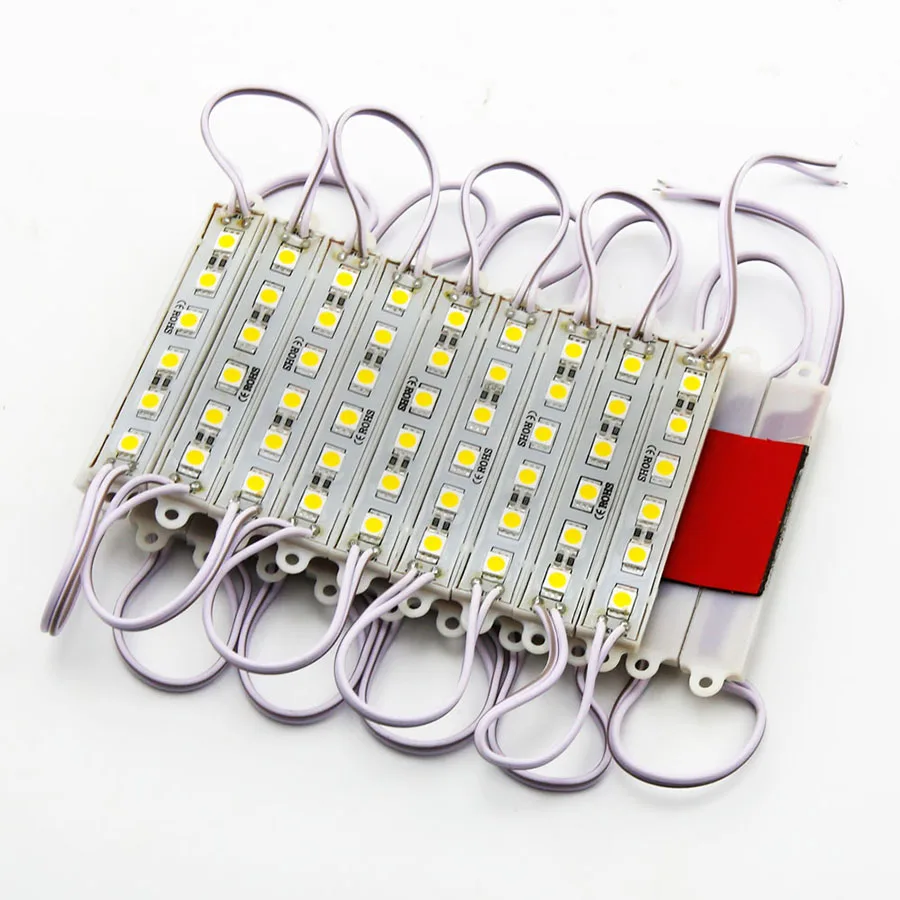 20 шт SMD 5054 светодиодный модуль светильник 6 s DC12V Водонепроницаемый рекламный