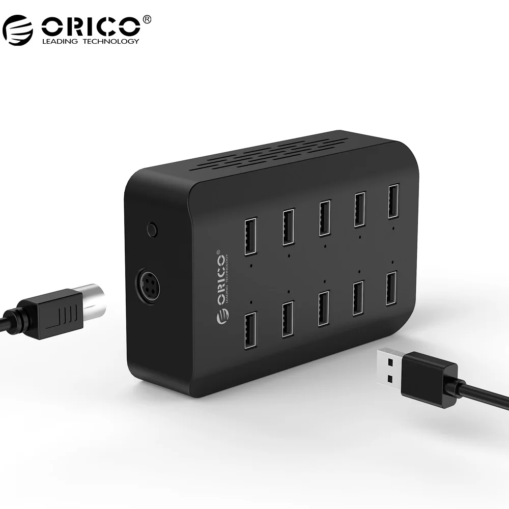 

ORICO DUB USB Charger 10 Port 2.4A*10 Output Smart Charging Station USB Desktop Charger For Tablet /PC
