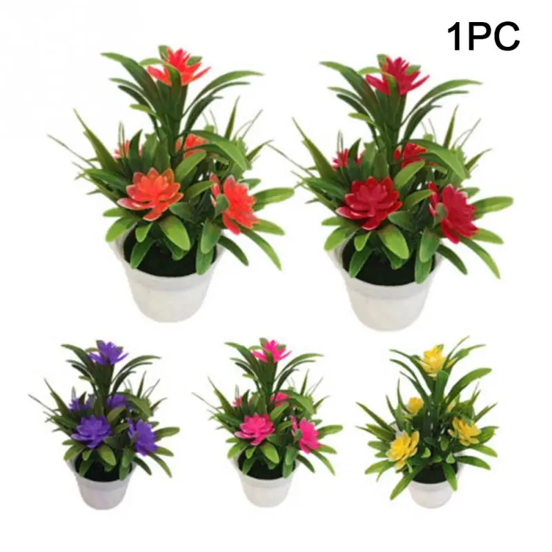 

Potted Plants Bonsai Home Artificial Flower Store Decorative Party Fake Simulation Gift Desktop Lifelike Office Garden