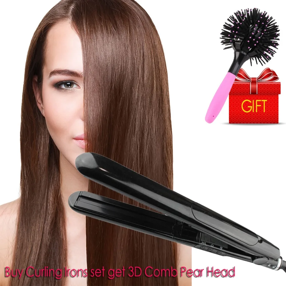 

Ceramic Board Steam Curling Irons Hair Splint Spray Splint For Salon 360 Rotatable 40W Curling Straightener Hair Splint Spray