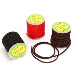 LanLi 3 мм многоцветная линия чешуя дракона DIY нить для ювелирные украшения Подвески Аксессуары китайский узел и все виды ручного вязания