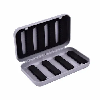 

New Arrival Plastic Waterproof Bait Hook single Side Lure Storage Foam Fly Fishing Box