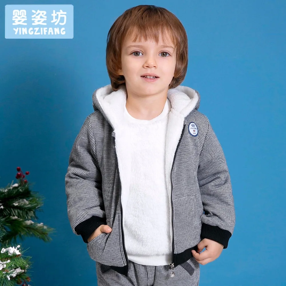 Toddler Jacket Outerwear Winter Baby Boys Girls Casual Style Lattice