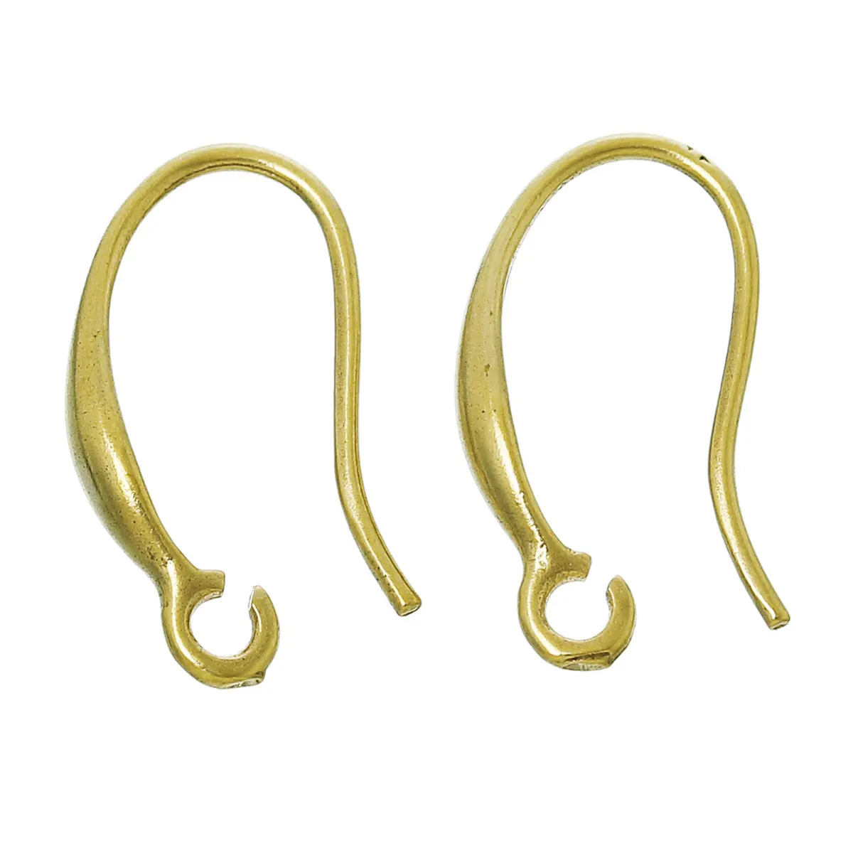 Doreen Box Copper Ear Wire Hooks Earring s Horseshoe W/ Loop 17mm x 8mm