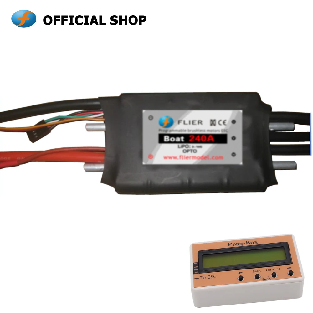 

10S 240A brushless ESC with prog box for RC boat