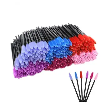 

200PCS/pack Disposable Eyelash Brush Mascara Wands Applicator Eyebrow Brushes Eyelash Comb Brushes Spoolers Makeup Tool