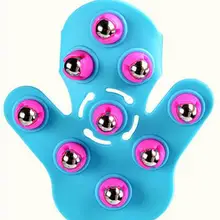 Мышечная Массажная перчатка Relex, портативные силиконовые для фитнеса, массажер, девять Dragon Ball, массажер для тела