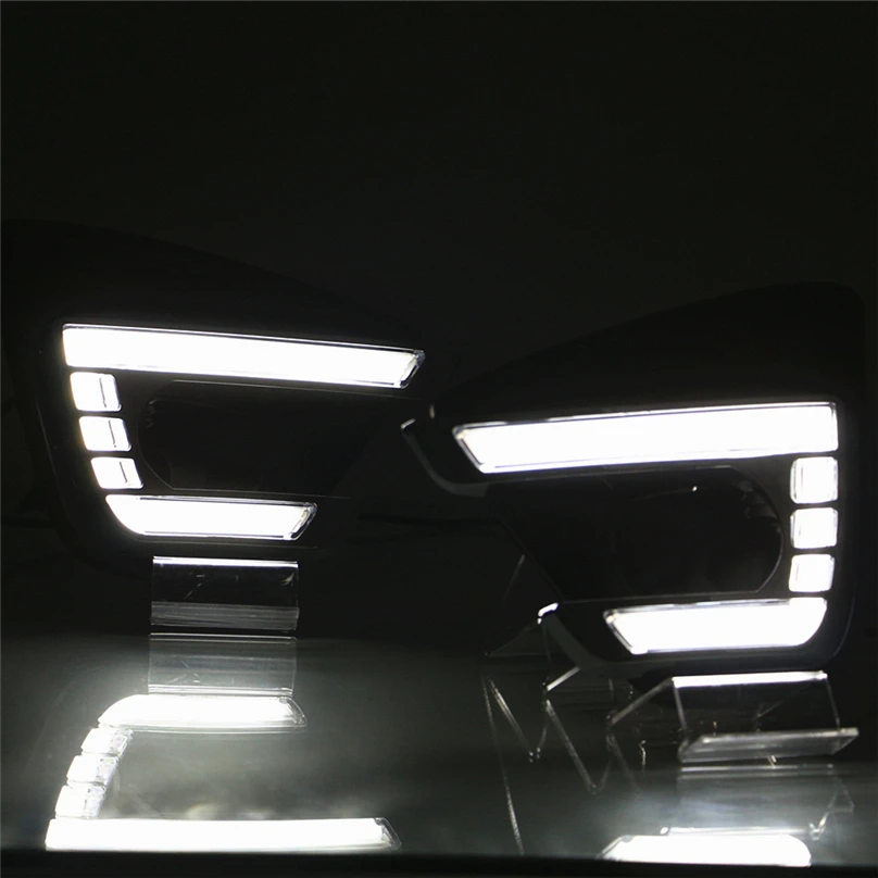 Автомобильная проблесковая для Mazda CX-5 CX5 2012- вождения DRL дневного света Противотуманные лампы РЕЛЕ Светодиодный дневной свет автомобиля стиль