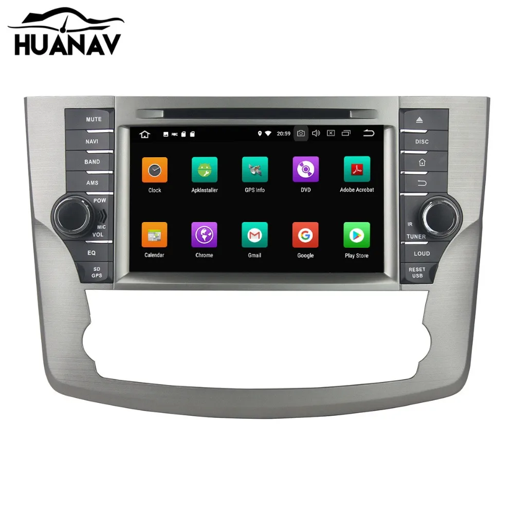 Clearance HUANVA Android 8.0 Car DVD Player GPS navigation For Toyota Avalon 2011 2012 multimedia player tape recorder 8-Core navi Audio 4