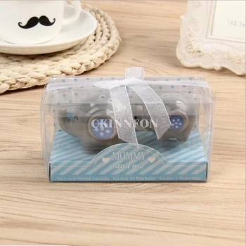 

500Pcs/Lot= 250sets Baby Shower Favor 'Mommy And Me - Little Peanut Elephant Ceramic Salt And Pepper Shaker Wedding Favors Gifts