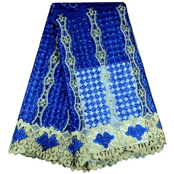 

Latest 2018 French Lace Fabric With Bead And Stone Mesh Tulle High Quality Nigerian Lace Fabrics For Nigerian Wedding Dress 568