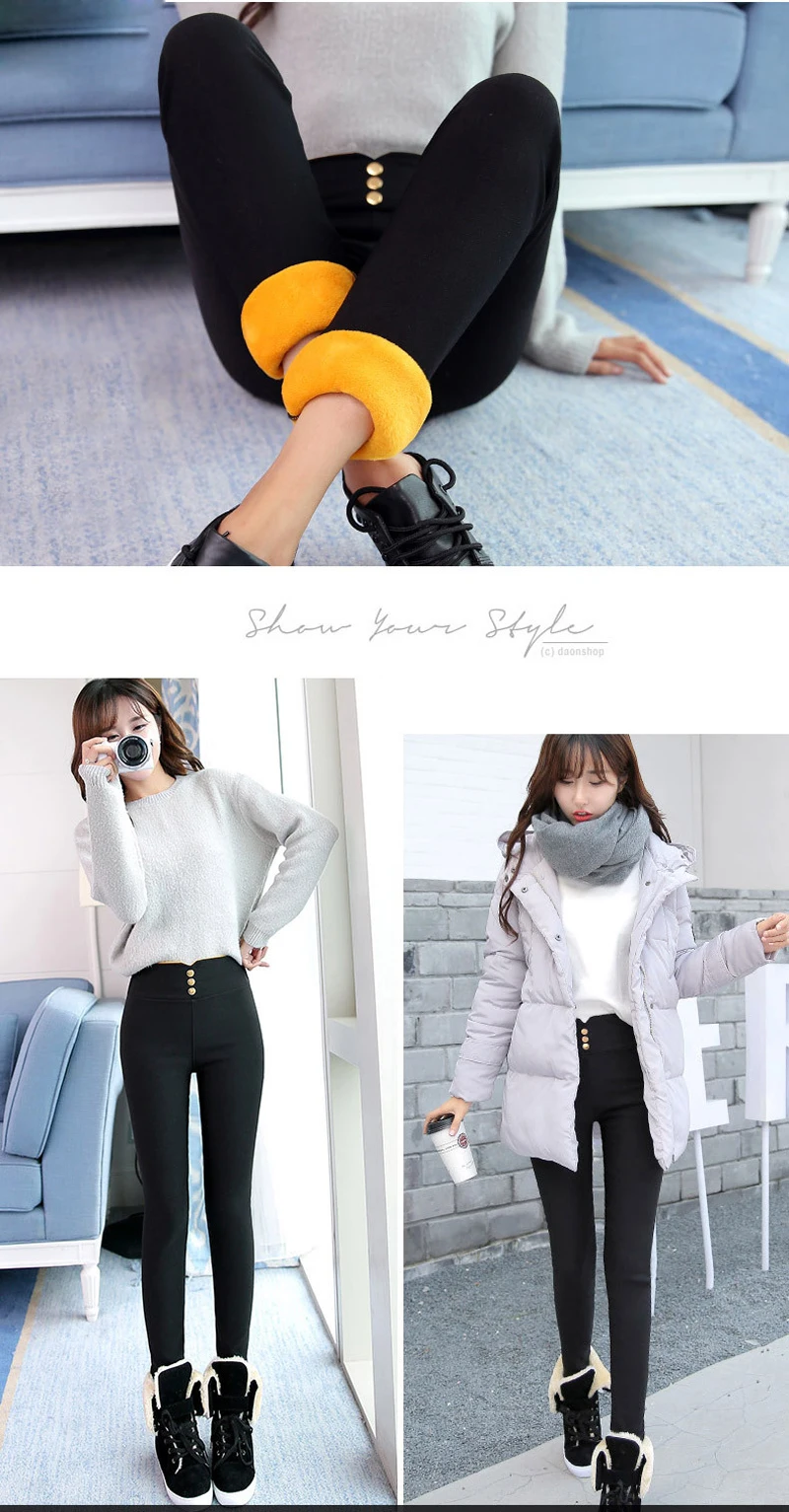 Jinsen Aite женские зимние леггинсы теплые утолщенные брюки с высокой талией тонкие Эластичные Обтягивающие Брюки женские брюки плюс размер S-5XL