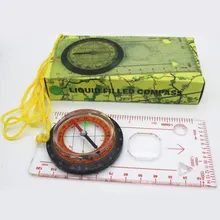 Открытый Кемпинг направленная беговая дорожка Пешие прогулки специальный компас опорная плита линейка карта компас со шкалой