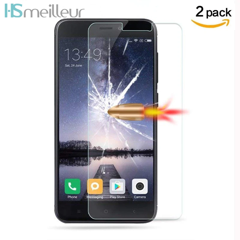 

Hsmeilleur Tempered Glass For Xiaomi Redmi Note 5 4X 4A 5A Pro Verre Trempe Screenprotector For Xiaomi Mi 8 A1 A2 5X 6X mi8 Film