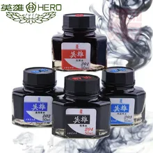 Brand fountain pen ink 50 ml glass bottled black blue red ink refill office supplies for