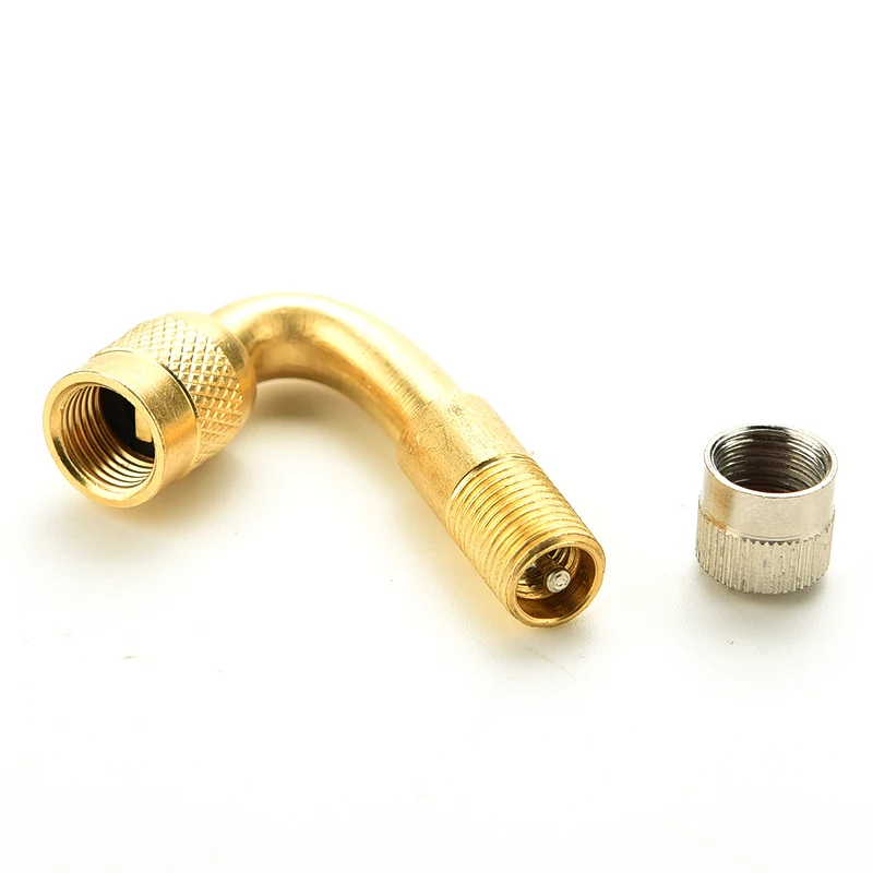 1x 45 Degree Bend Tyre Valve Extension tyre valve extender products for sale