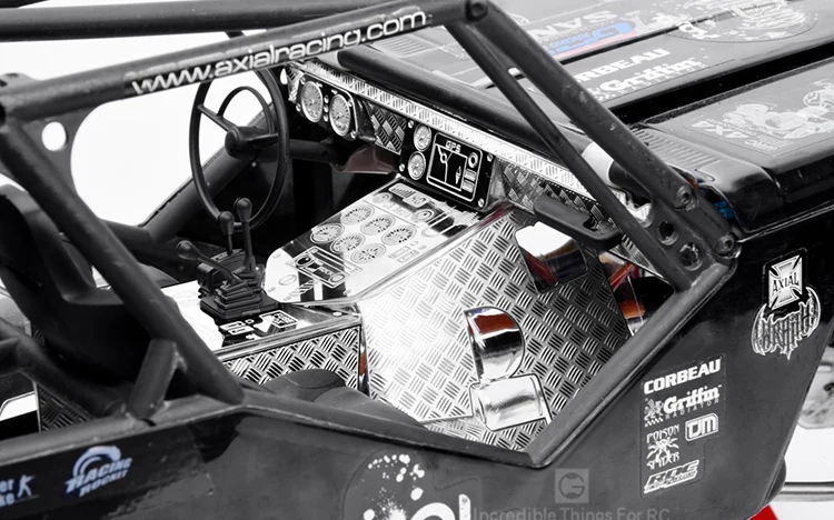 GRC Metal Interior Central Control Decoration Kit For Axial Wraith RR10 90048 RC