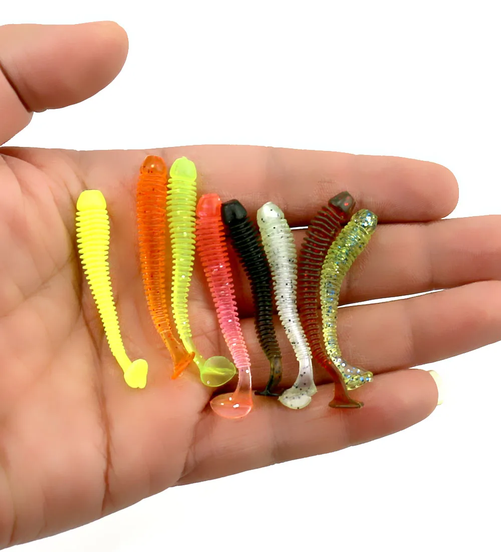 Buy 50pcs isca artificial Soft bait blackfish Fishing