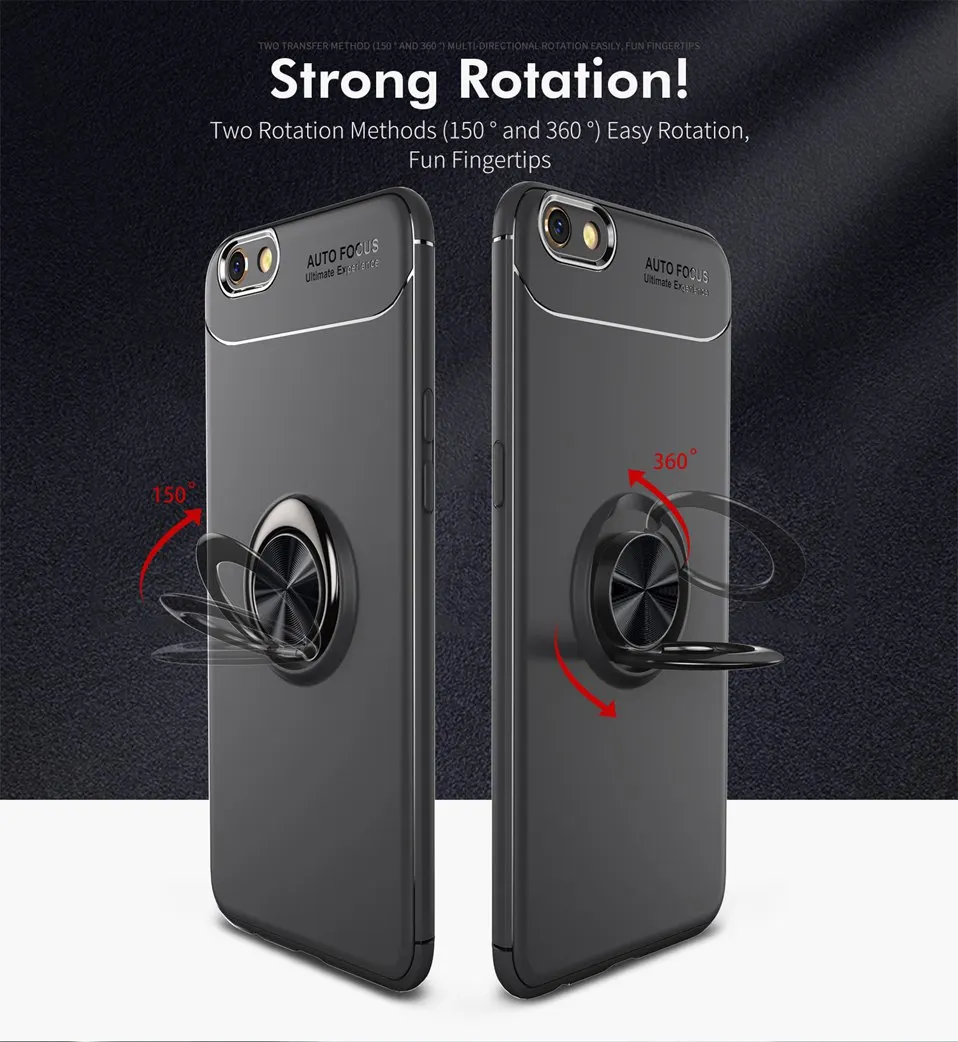 Phone Case For OPPO F5 F7 F9 Pro Cover Soft Silicone Ring Case For OPPO R9 R9S R11 Plus R17 Pro Find X Realme U1 A3S A5 A7 A7X   (6)