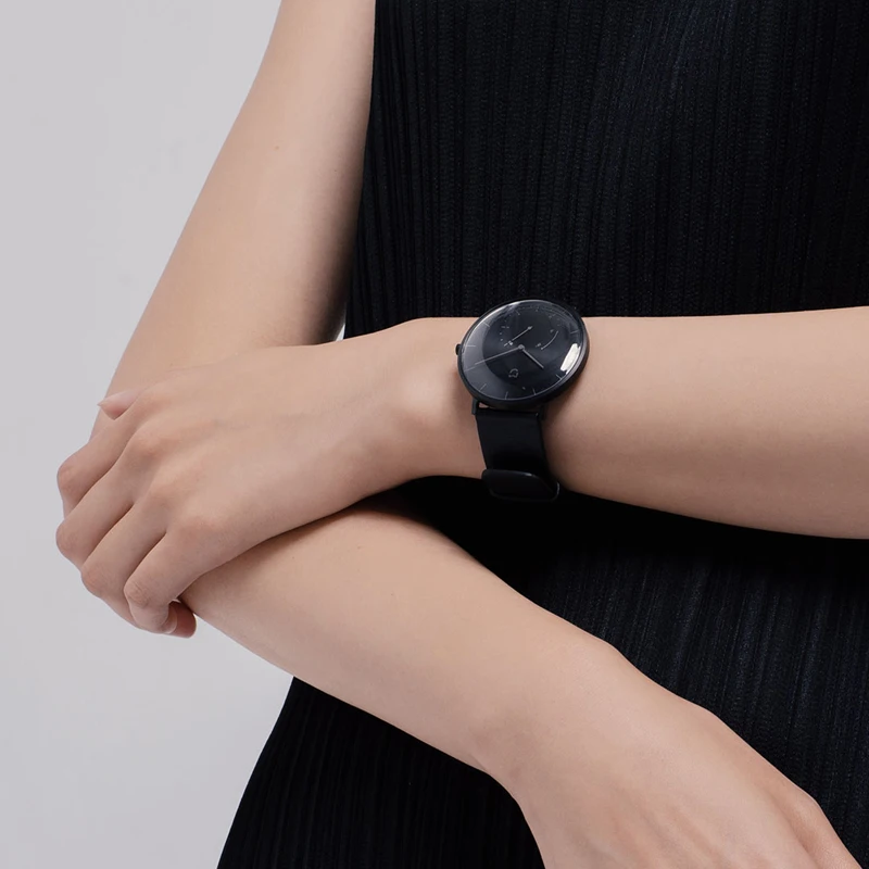 Оригинальные кварцевые Смарт часы Xiaomi Mijia Mi мужские кожаные простые женские
