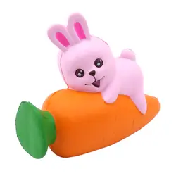 Забавные Kawaii еда ароматизированные игрушки для детей морковь кролик игрушка замедлить рост антистрессовый мяч Jumbo замедлить рост Squeeze
