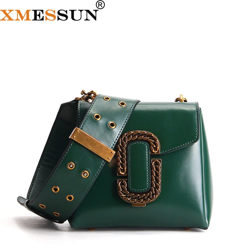 

100% Genuine Leather Bags Cowhide Women Messenger Bags Handbag Women Famous Brands Designer Handbags High Quality Shoulder C07
