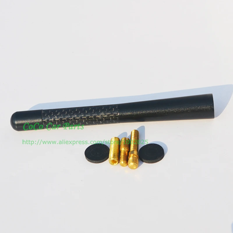 120mm Aluminum And Carbon Short Car ANTENNA   (4)