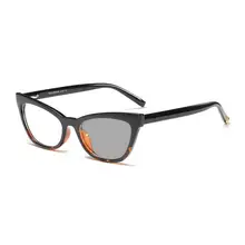 Новые модные очки для чтения с изображением кота, солнцезащитные фотохромные очки для чтения для женщин, очки для чтения с коробкой FML